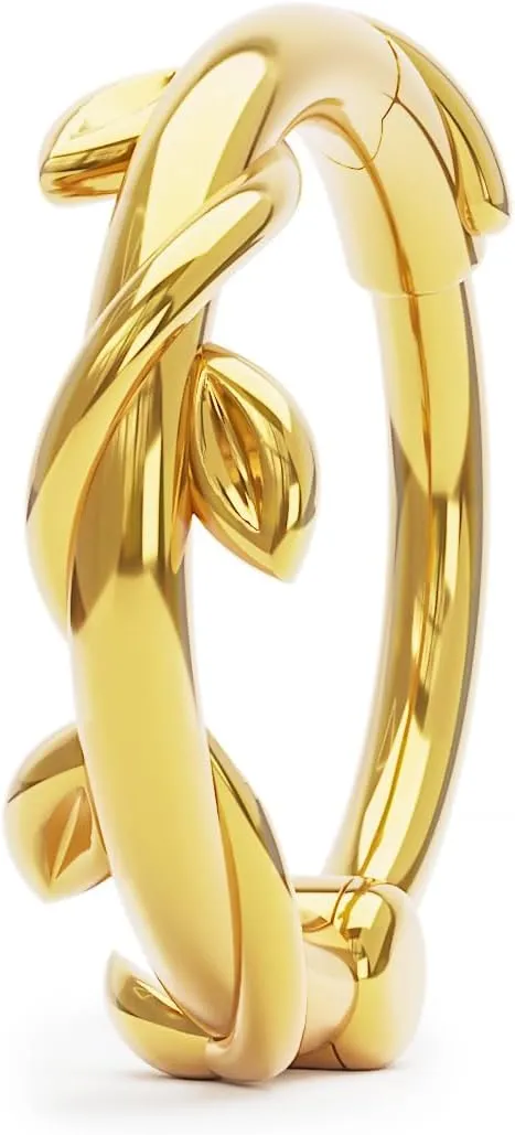 18K Gold Vermeil/Sterling Silver Minimalist Swirly Nose Hoops Set of 3, Nostril Piercing Jewelry, Cartilage Helix Earring, Unique Nose Rings