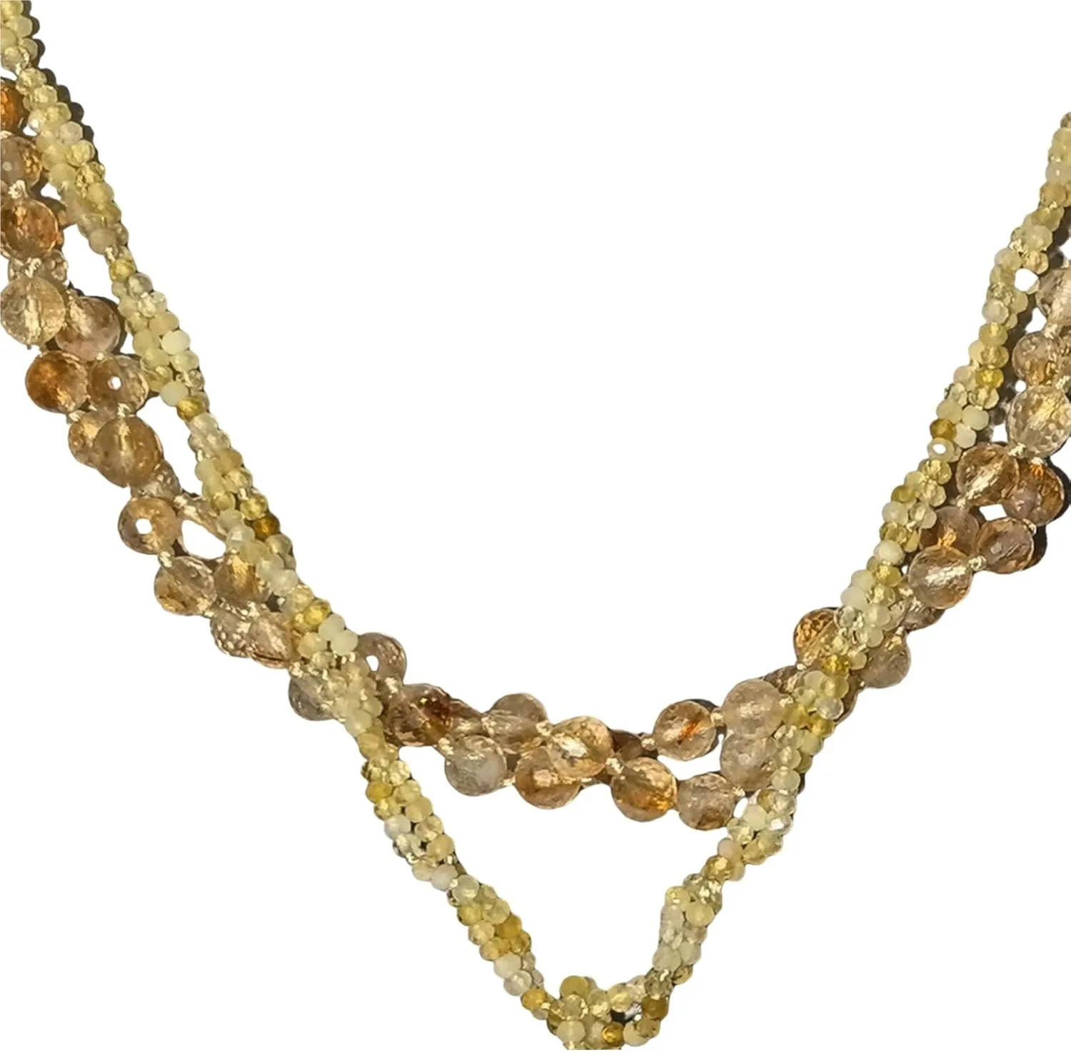 2Pcs Natural Full Beads Dainty Choker Necklace Jewelry for Women Boho Bead Choker Necklace Natural Stone Handmade Necklaces Jewelry