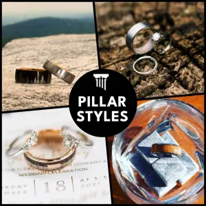 4mm Black Mother of Pearl Ring Tungsten Wedding Bands Womens Ring Thin Offset Pearl Inlay Hammered Tungsten Ring Unique Anniversary Gifts for Her Couples Rings