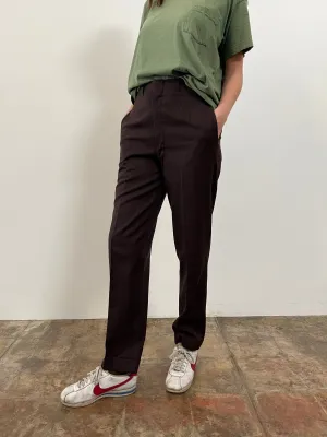 50s/60s Brown Twill Work Pants