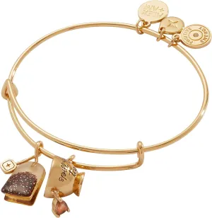 Alex and Ani Spill the Tea' Cup & Tea Bag Charm Bangle