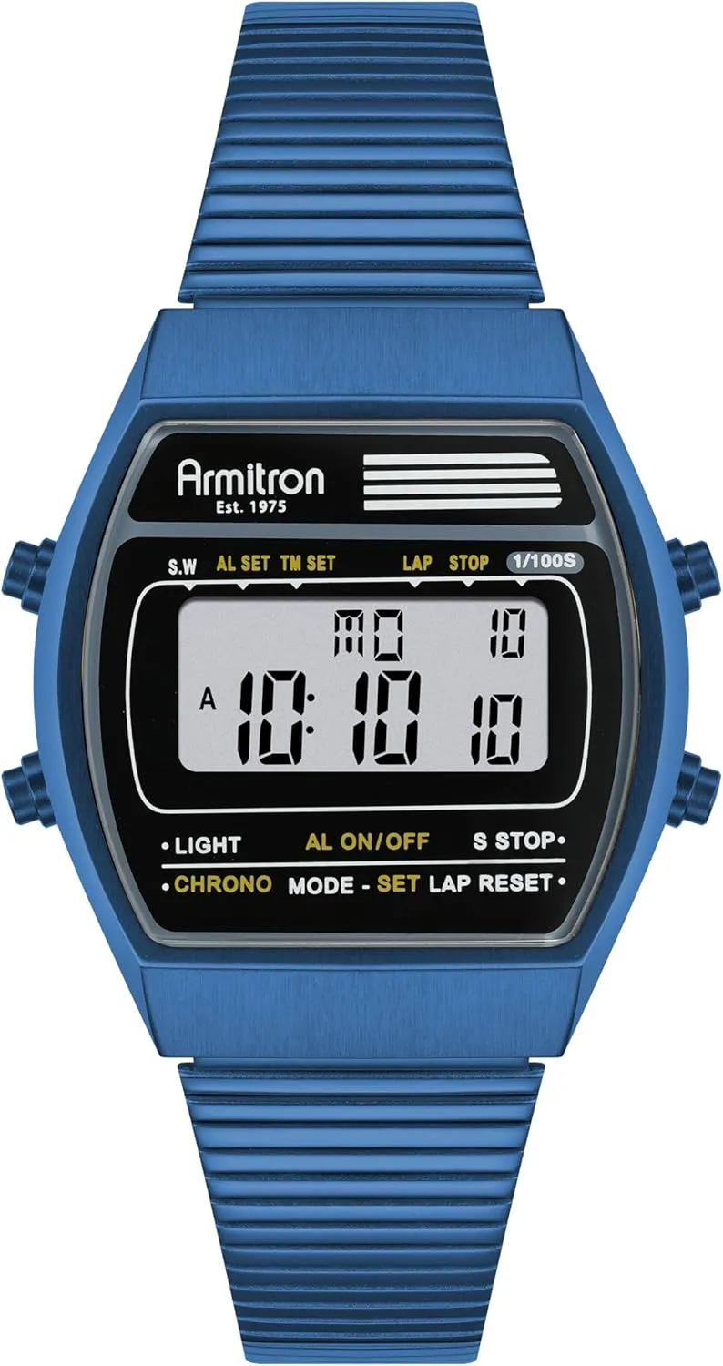 Armitron Sport Retro Men's Digital Chronograph Bracelet Watch, 40/8487