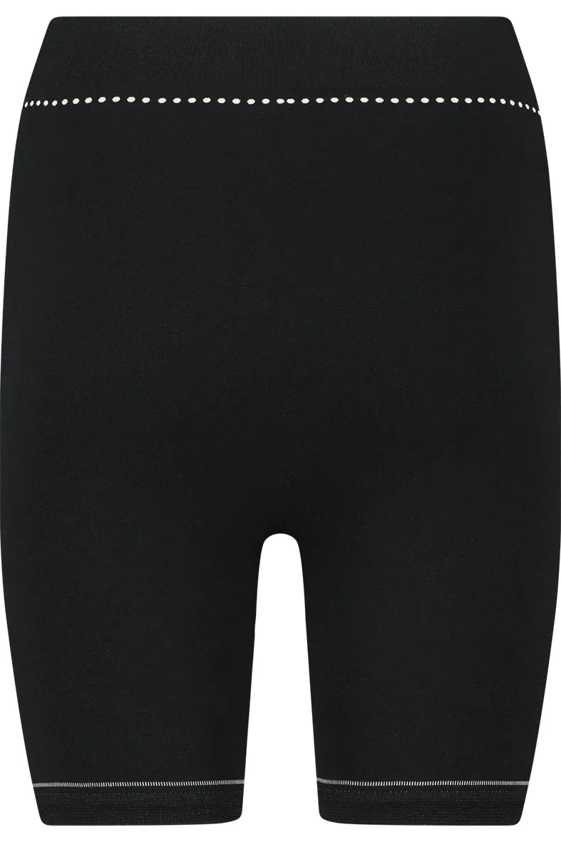 Ashluxury Female Active Biker Shorts - Black