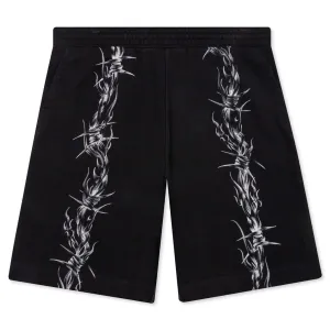 Barbed Wire Bermuda - Black