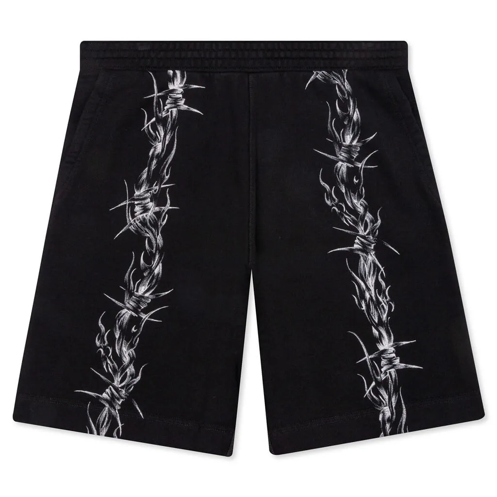 Barbed Wire Bermuda - Black