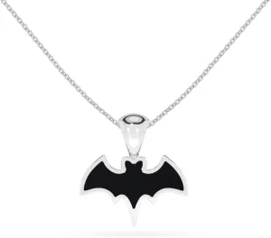 Bat Shape Natural Gemstones Pendant Necklace for Women in 925 Sterling Silver | Birthstone Jewelry Gifts for Her Birthday, Anniversary, Christmas (Bezel-Set)