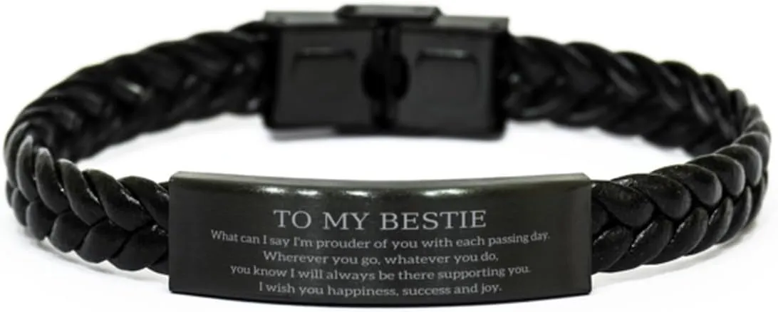 Birthday Unique Gifts for Bestie, Unique Inspirational Gifts from Friends, Thoughtful Christmas Unique Gifts for Men, Supportive Friendship Bracelet
