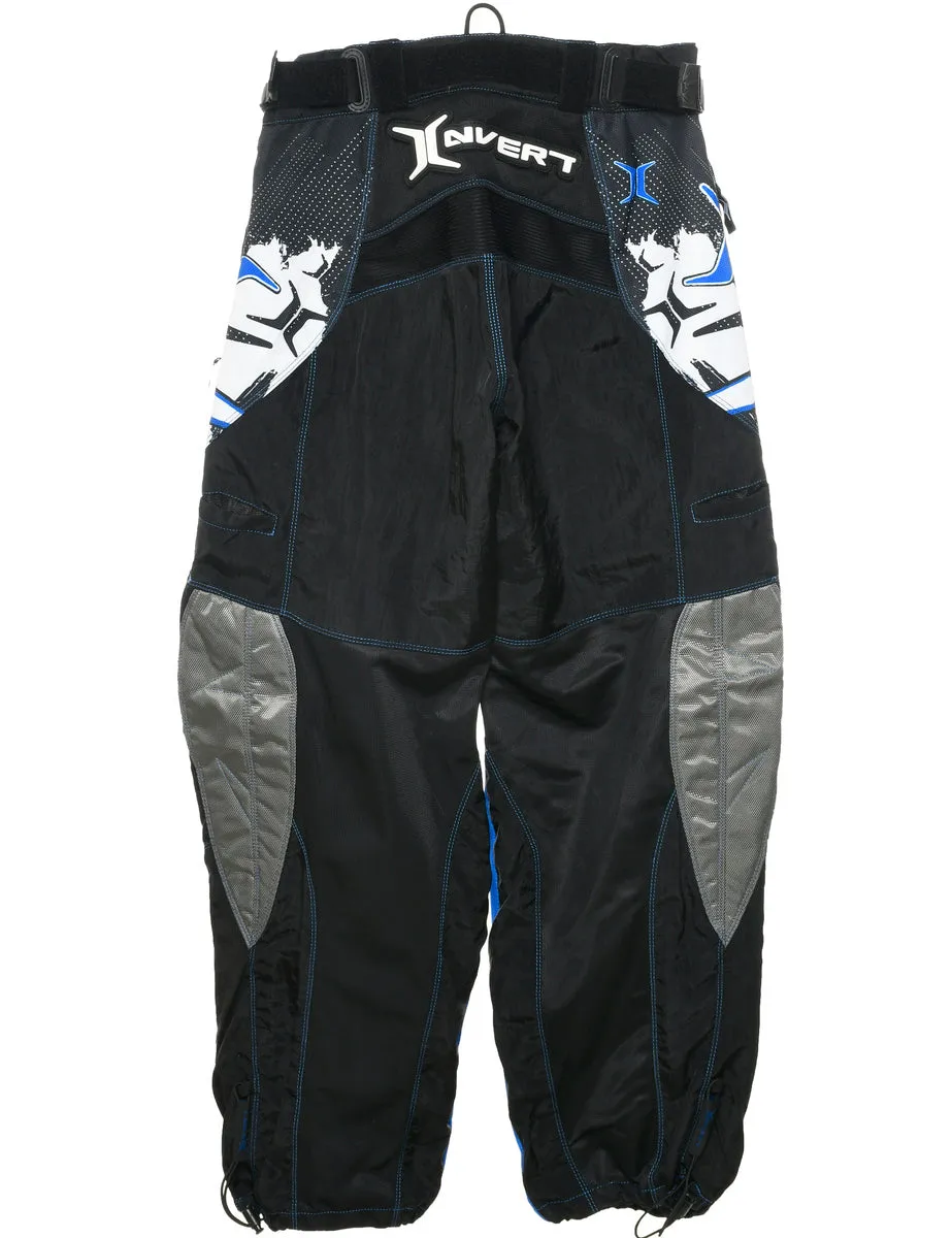 Black Tapered Fit Ski Trousers - W26 L30