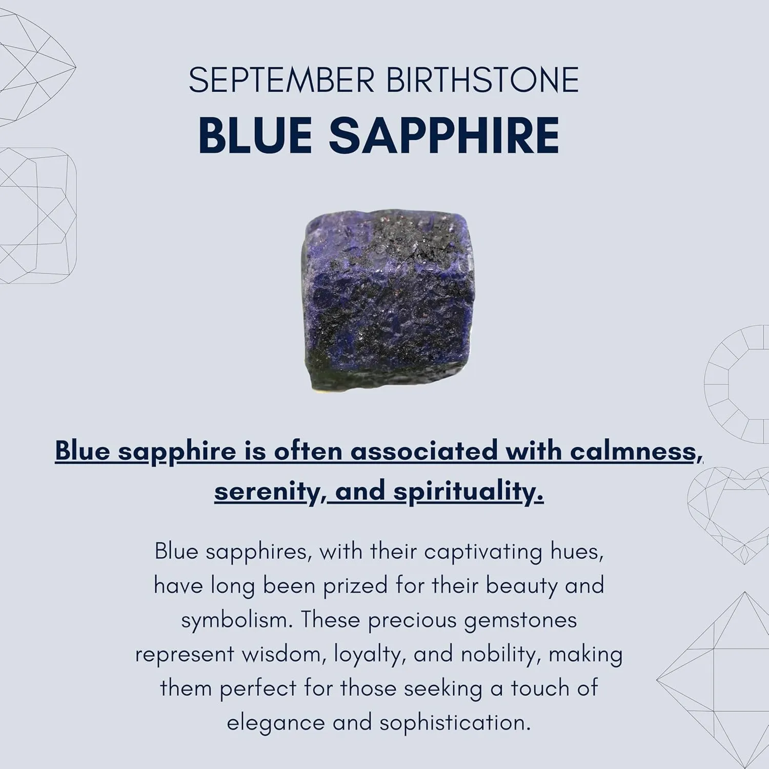 Blue Sapphire Layering Necklace for Women, Premium Layered Gold Necklaces - Tarnish Free 18K Gold Plated Certified S925 Classic Stack Necklace Gold Jewelry for Women - Mothers Day Gifts for Mom Wife