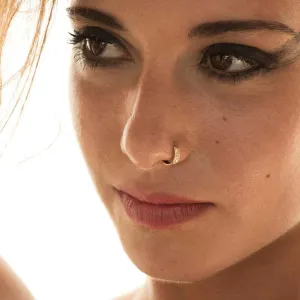 Boho Surgical Steel Hinged Nose Rings Gold Twist Thin Nose Rings Sleeper Tiny Hoop Earrings Septum Ring Helix Ring Nose Stud Handmade Body Piercing Jewelry for Her Gift