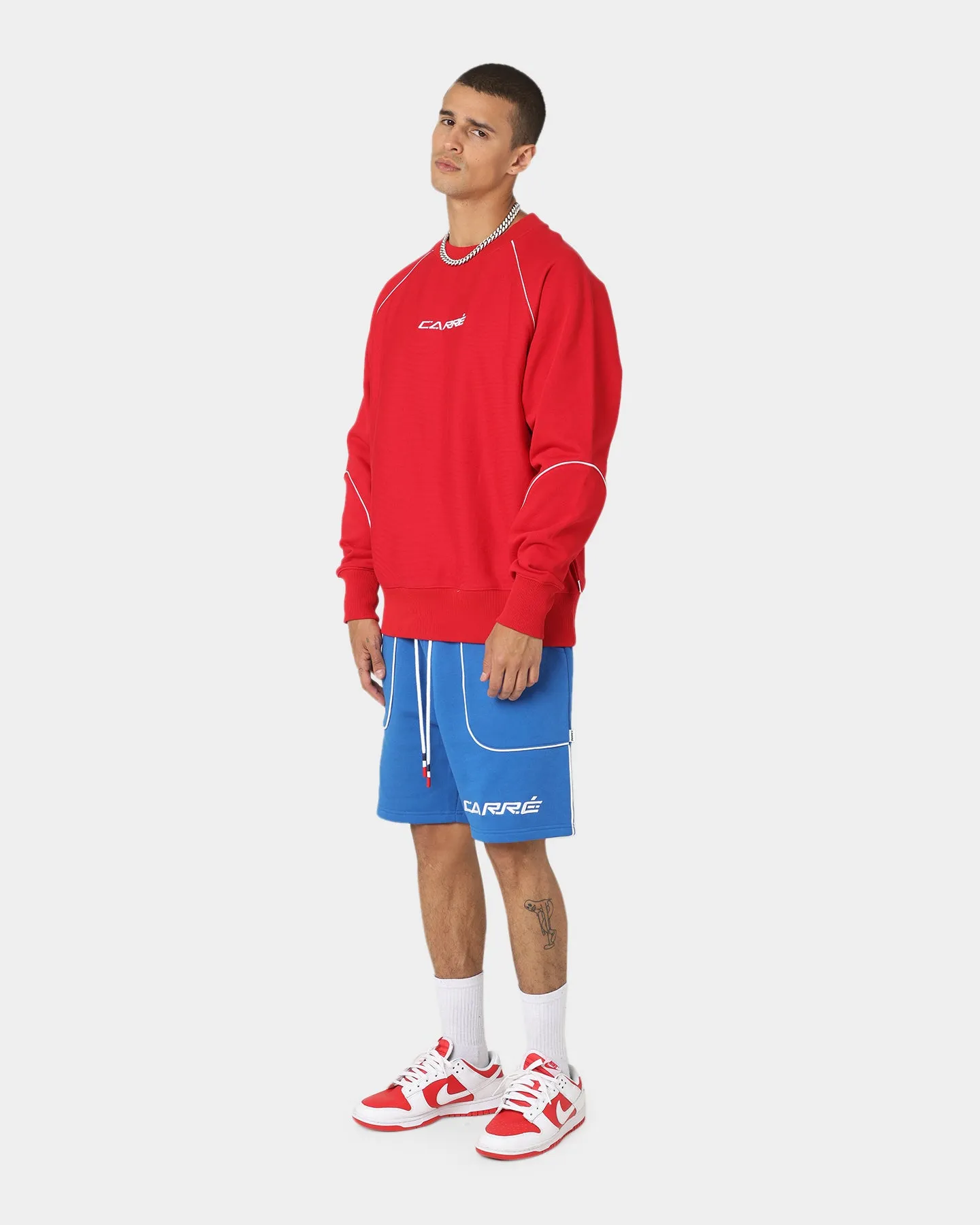 Carre Ange Track Shorts Blue