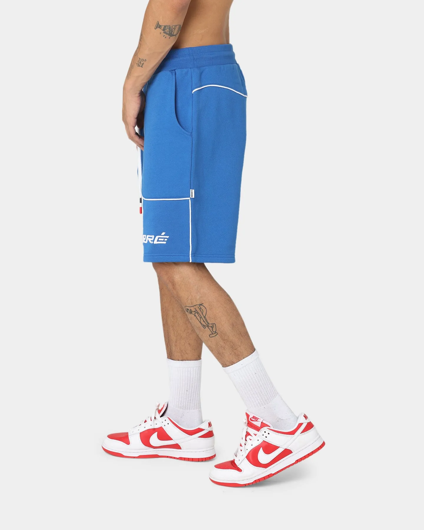 Carre Ange Track Shorts Blue