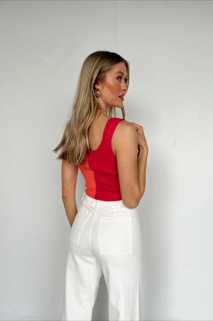 Cassie Colorblocked Tank