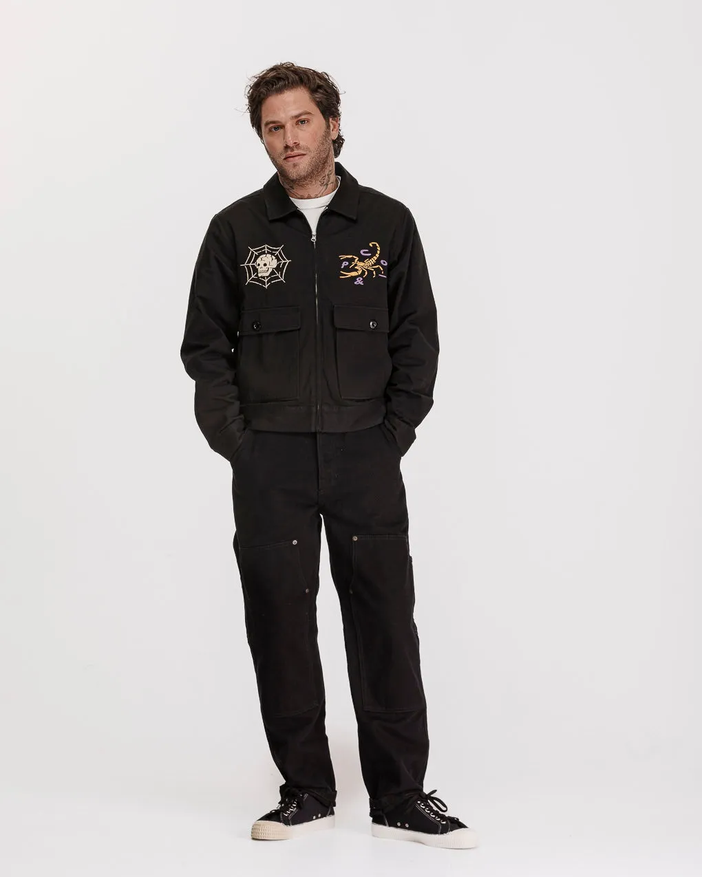 Chaos Road Jacket - Washed Black