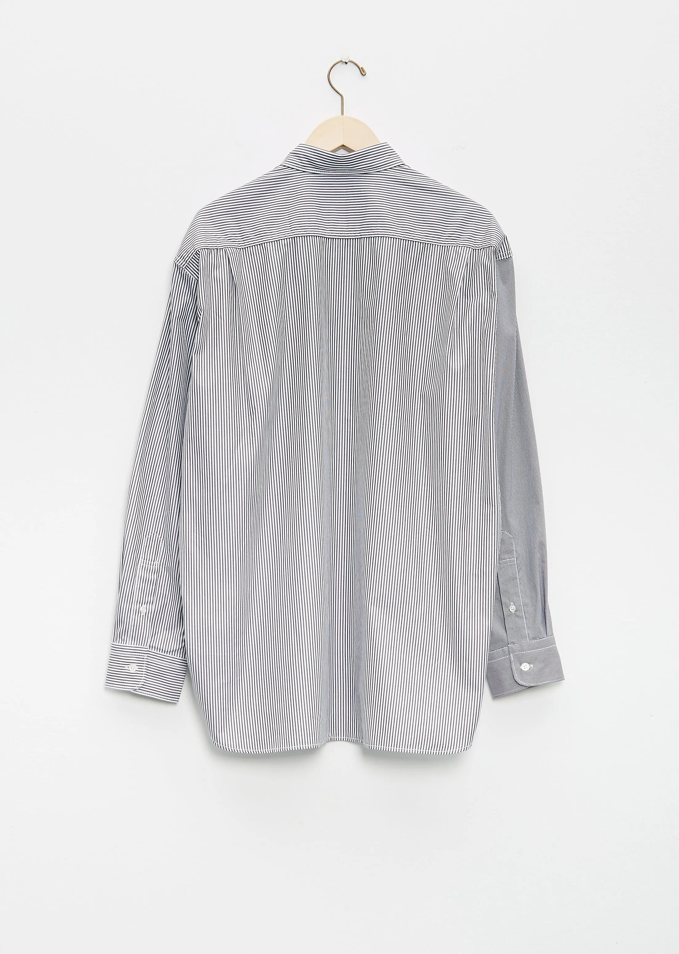 Cotton Stripe Mix Shirt