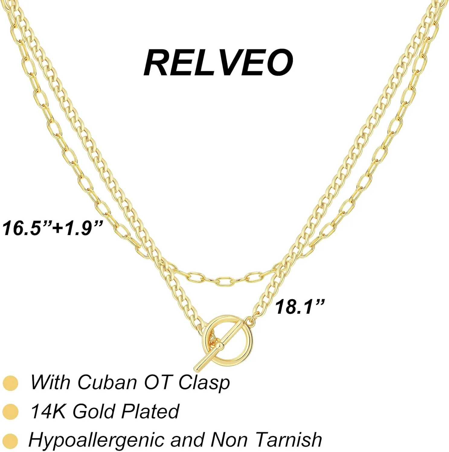 Dainty Gold/Silver Layered Pendant Necklaces Snake Chain, Twisted Rope, Herringbone, Trendy Layering Chain Necklace for Women Jewelry Gifts