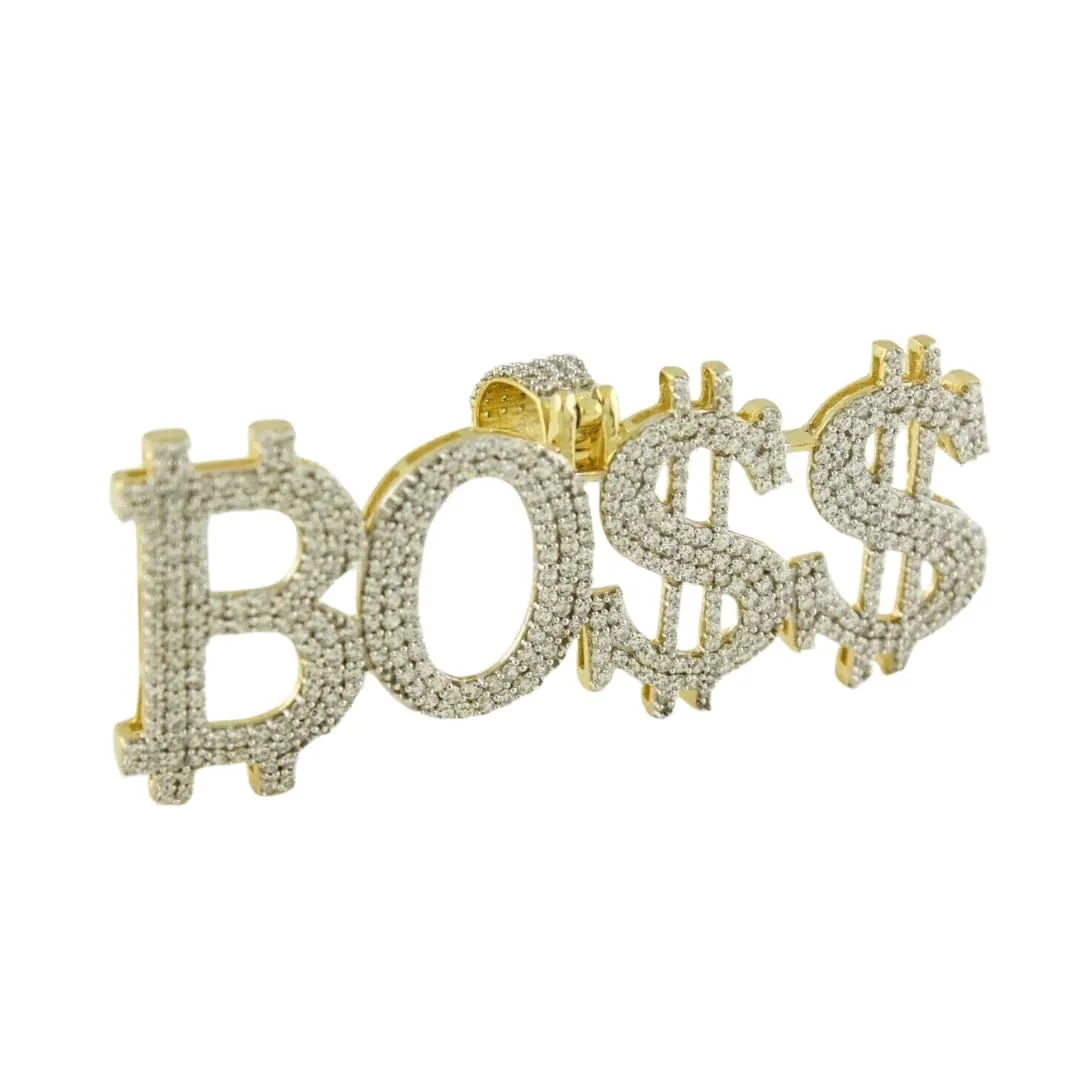 Double Layer Boss Nameplate Necklace 14K Gold Plated Custom Letter Name Necklaces Personalized double plated necklace Pendant for Men/Women Custom Double Layer Name Pendant Custom Jewelry Gift