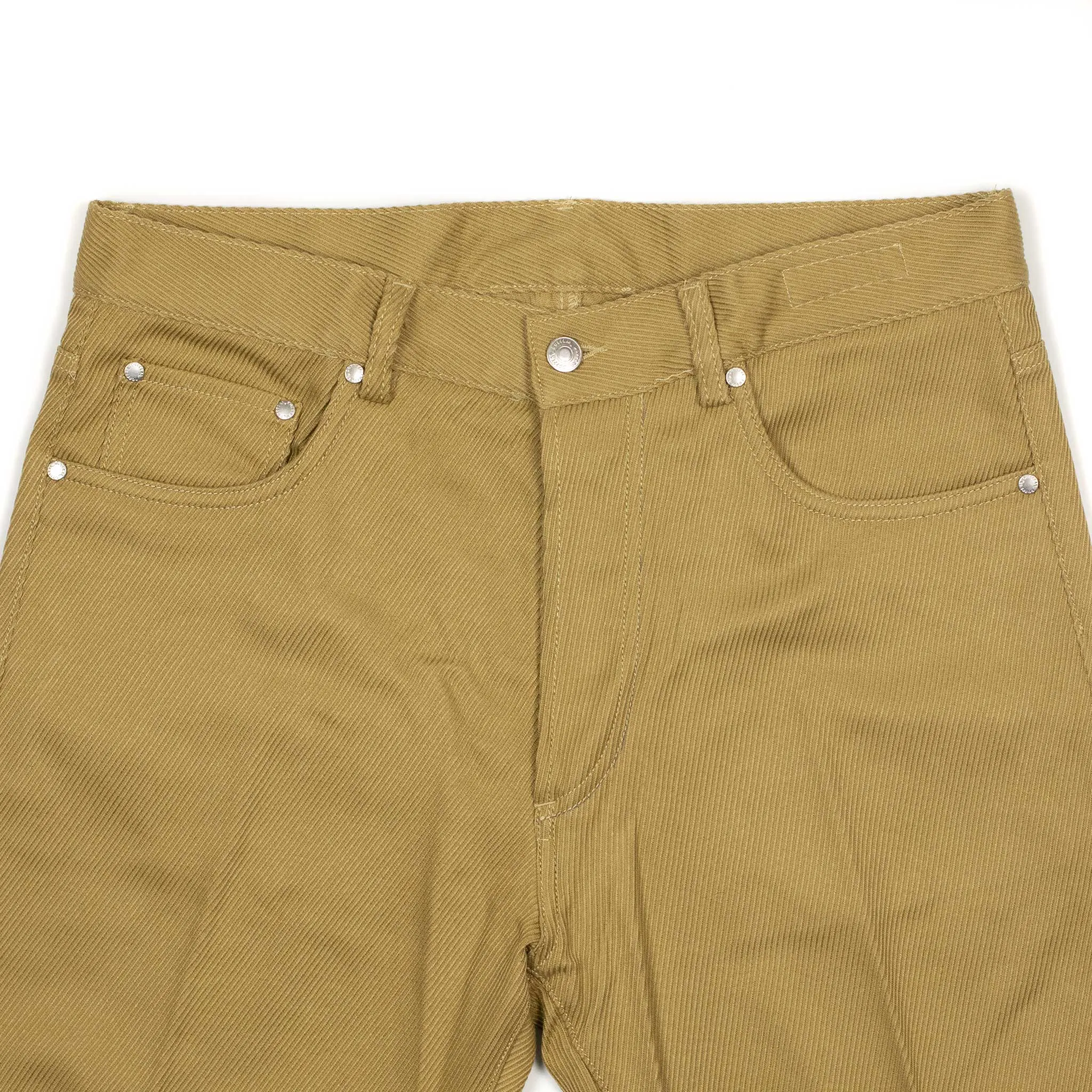 Exclusive Aacero 5-pocket trousers in beige textured cotton twill (10th anniversary capsule)