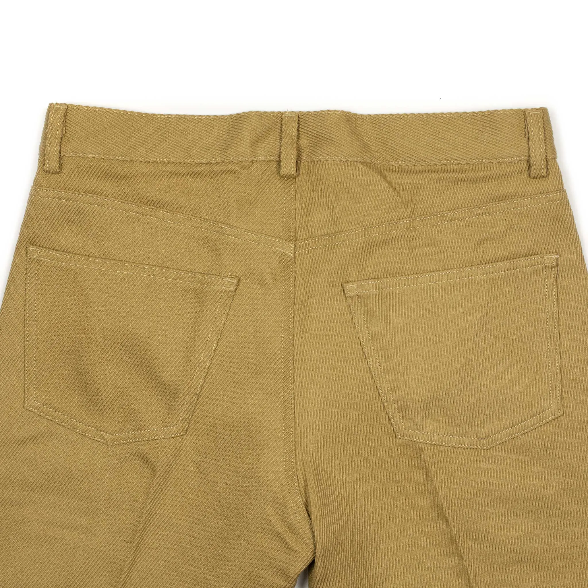 Exclusive Aacero 5-pocket trousers in beige textured cotton twill (10th anniversary capsule)
