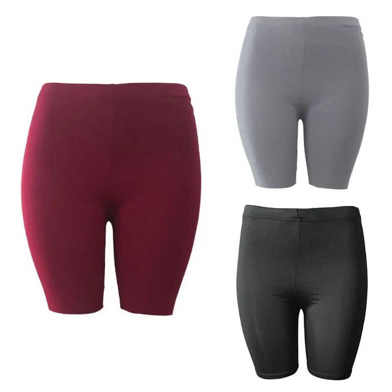 Fashion New Lady Women'S Casual Fitness Half High Waist Quick Dry Skinny Bike Shorts 3 Colors Quality