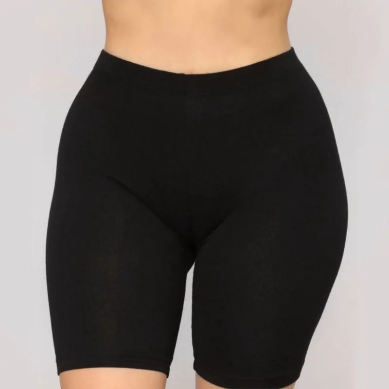 Fashion New Lady Women'S Casual Fitness Half High Waist Quick Dry Skinny Bike Shorts 3 Colors Quality