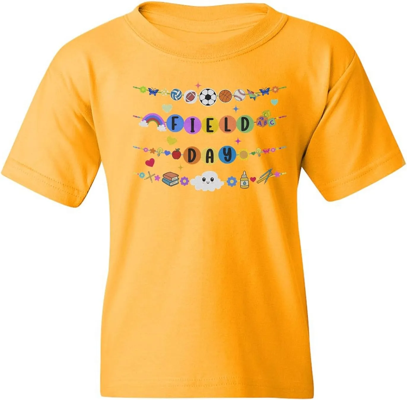 Field Day Friendship Bracelet - Let The Games Begin Youth Unisex T-Shirt