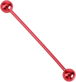 for Extra Bar Forward Bone Earring Studs Cartilage Stainless Long Red Barbell Jewelry Allergy Steel Industrial Earrings Piercing Free Men Helix Women Ear Tragus