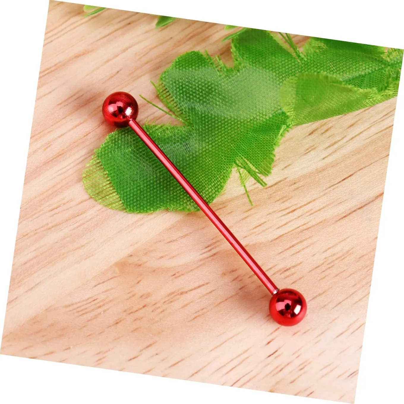 for Extra Bar Forward Bone Earring Studs Cartilage Stainless Long Red Barbell Jewelry Allergy Steel Industrial Earrings Piercing Free Men Helix Women Ear Tragus