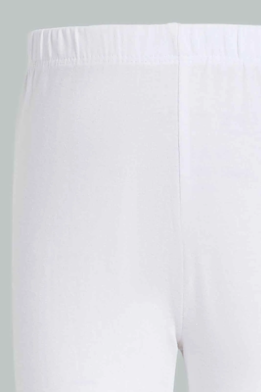 Girls Yellow And White Cycle Short Set (Pack of 2)