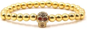 Gold Beaded Bracelet for Women Boho Beads Rope Chain Bangle Bracelet Adjustable Stretch Charm Bracelet Vintage Boho Bracelet Jewelry Gifts