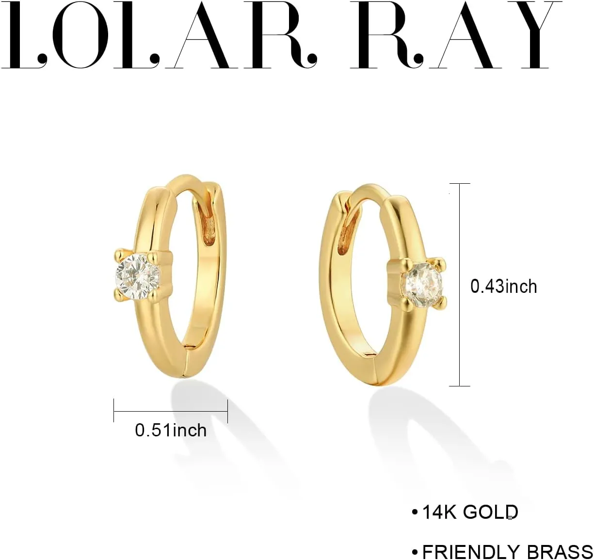 Gold Huggie Hoop Earrings for Women 14K Gold Plated Bead Cross Diamond Cubic Zirconia Dainty Hoop Earrings Simple Delicate Handmade Hypoallergenic Jewelry Gift