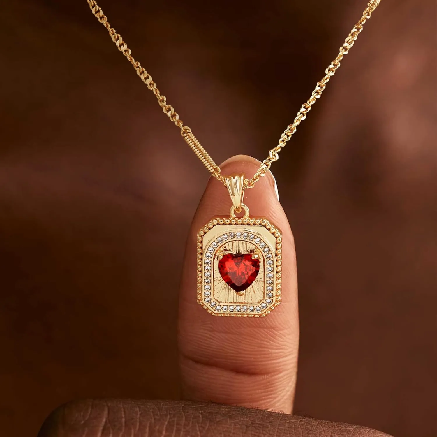 Gold Layered Necklaces Set For Women | 14K Gold Plated Handmade Cuban Link Figaro Cable Satellite Paperclip Chain Choker Necklace | CZ Heart Butterfly Square Cross Pendant Necklace Jewelry Gift Sets