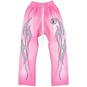 Hellstar Flame Pink Sweatpants