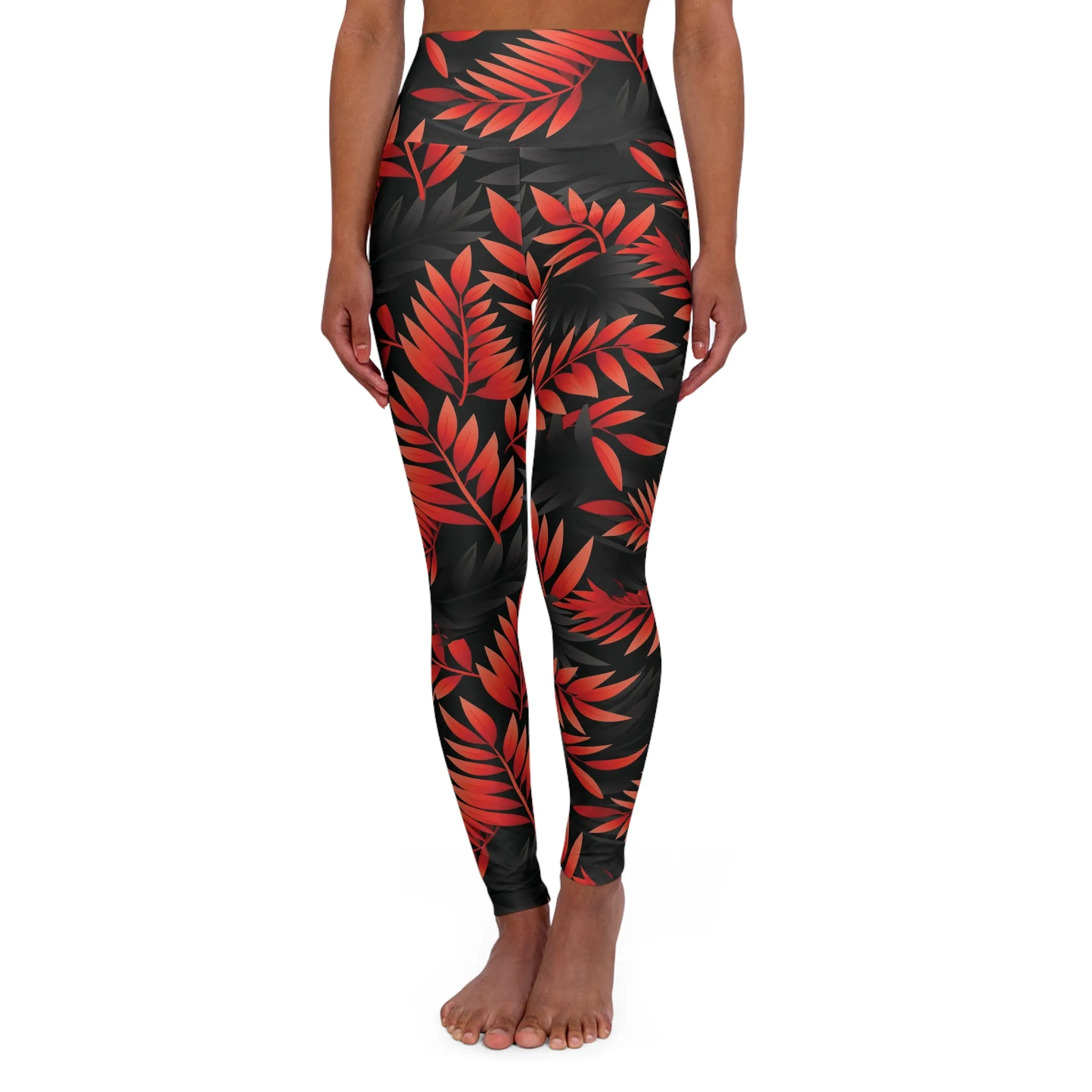 High Waisted Yoga Leggings (AOP)