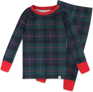 HonestBaby Holiday 2-Piece Pajamas Sleepwear Pjs 100% Organic Cotton for Baby, Toddler, Kids