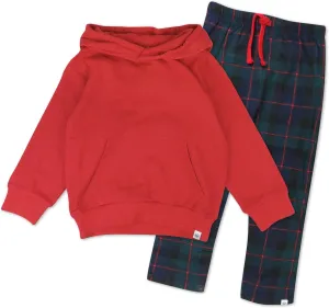 HonestBaby unisex-baby Hoodie Lounge Set 100% Organic Cotton for Infant Baby and Toddler, Boys, Girls