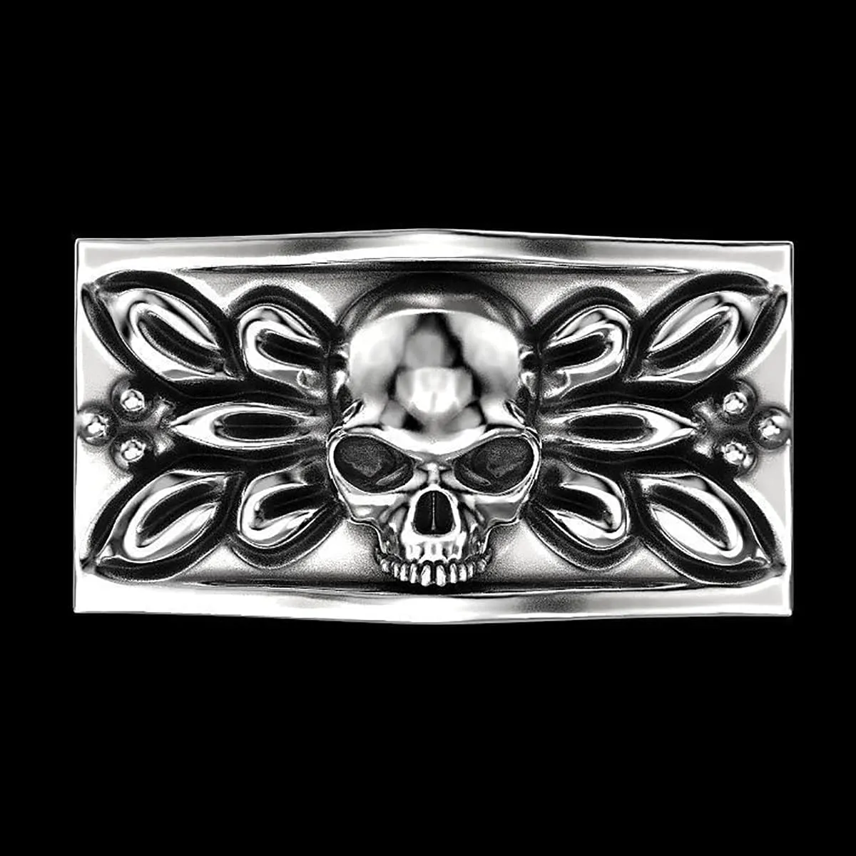 INENIMARTJ Men'S Skull Ring Unique Biker Rider Rings Vintage Carved Band Rings With Mini Secret Compartment Storage Box Punk Hip Hop Party Jewelry for Women
