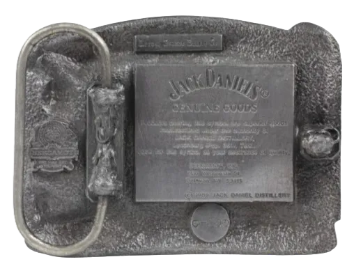 Jack Daniels Old No 7 Tennessee Whiskey Gold Copper Plated Belt Buckle