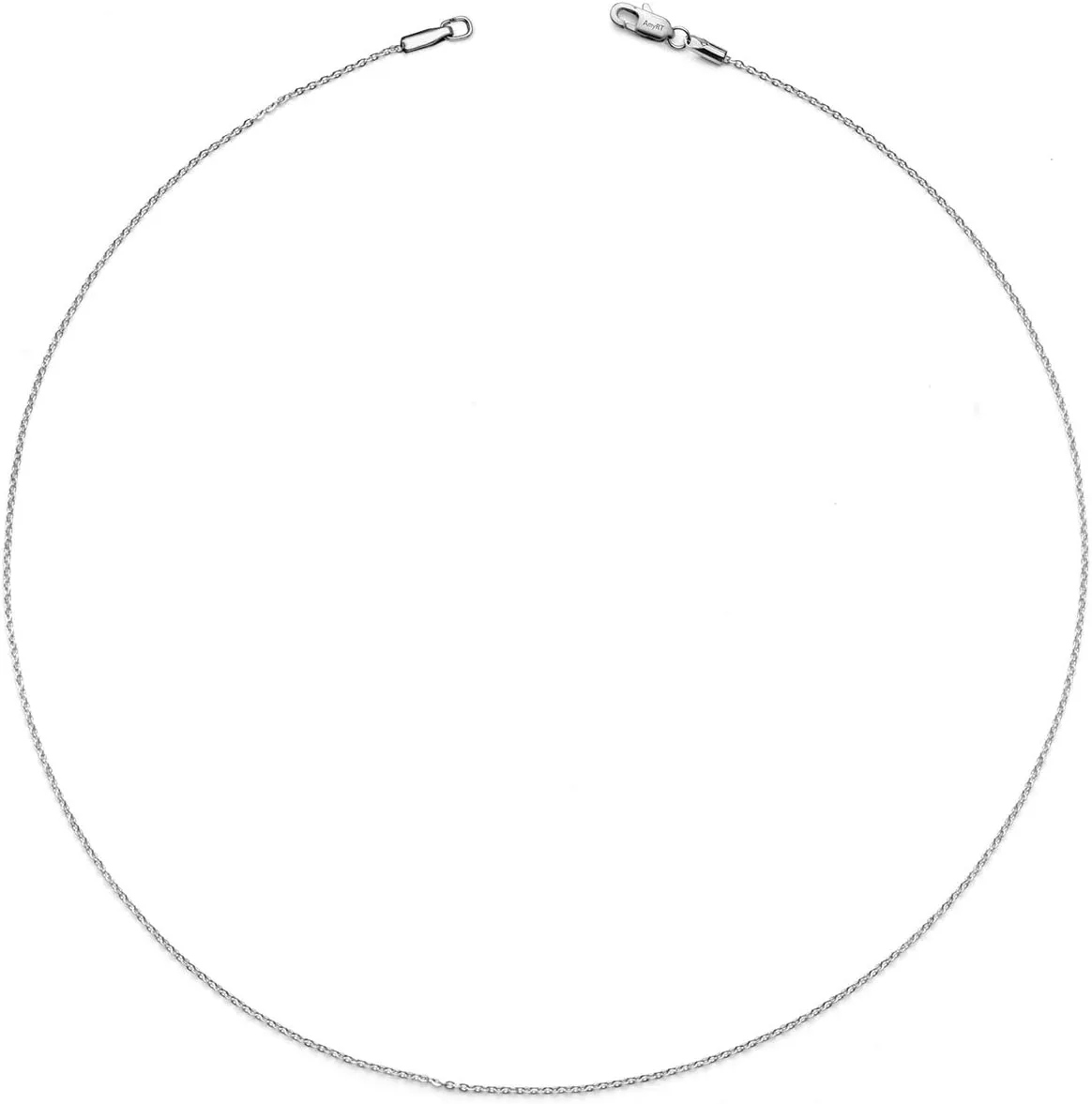 Jewelry 1.2mm Titanium Steel Black Gold Silver Cable Chain Necklaces for Women 16 to 30 in
