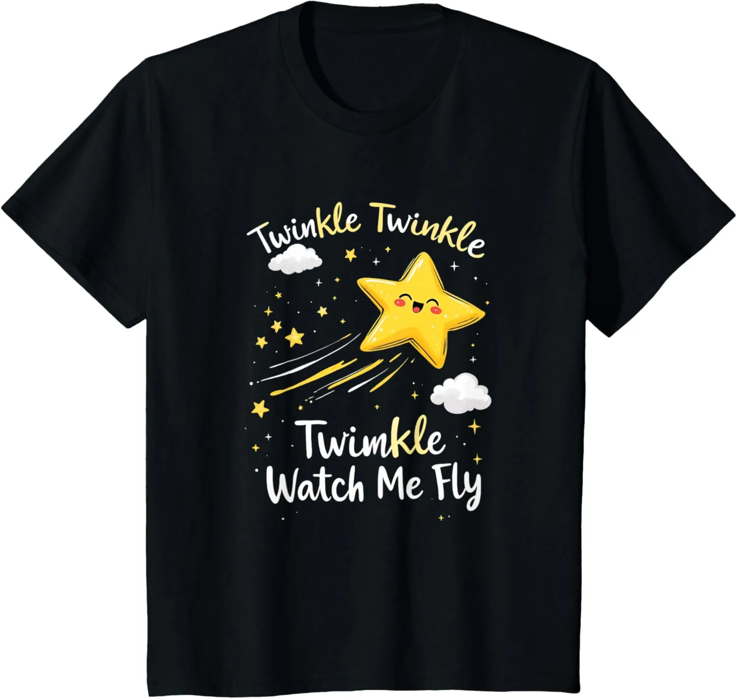 Kids Twinkle Twinkle Watch Me Fly T-Shirt