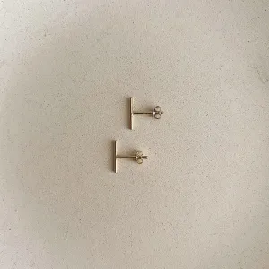 LIMITED SALE 14K Gold Filled Bar Stud Earrings Tiny Stud Earrings Minimalist Posts Minimal Everyday earrings Sleeper earrings Friendship Couple Bridesmaids Wedding Gift Idea Birthday Christmas Gift