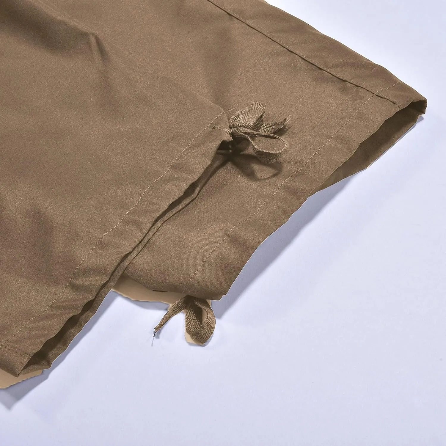 Men's Cargo Pants with Pockets Hat Multi Woven Pocket Foot Rope Solid Pants Gear Men's Hiking Tactical Sweatpants