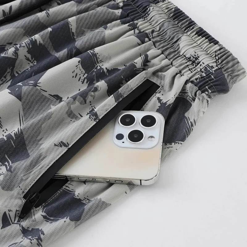 Men’s Quick-Dry Running Shorts with Print Design - SF2169