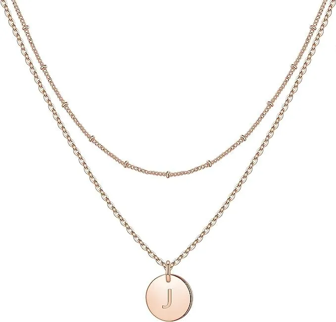 Minimal Initial Necklace | Custom Name Necklace | Dainty Letter Necklace | Mother Gifts | Bridesmaids Wedding Gift | Wife Anniversary | LN12 (G)