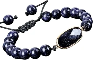 New 2025 Unisex 6 8Mm Men Beaded Bracelet Natural Stone Blue Sandstone Handmade String Women Bracelets&Bangles Couple Prayer Jewelry Fashion Trendy Accessories Creative Gift For Women And Men