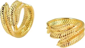 New 2025 Unisex Delicate Cute Geometry Leaf Clip Earrings Female Buckle Ear Cuff No Piercings Cartilage For Women Fashion Jewelry Findings Trendy Accessories Creative Gift For Women And Men