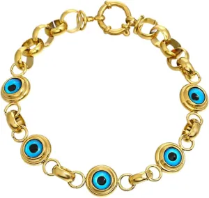 New 2025 Unisex Turkish Lucky Cham Bracelet Classic Amulet Couple Friendship Prayer Bracelets Bangles For Women Men Party Jewelry Findings Gifts Fashion Trendy Accessories Creative Gift And