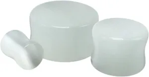 New 2026 Arrive Pair Organic Cymophanite Stone Ear Plugs Tunnels Piercing Expanders Body Jewelry Findings Earring Gauges 6Mm 8Mm 10Mm 12Mm 14Mm 16Mm Fashion Trendy Accessories For Women And Men
