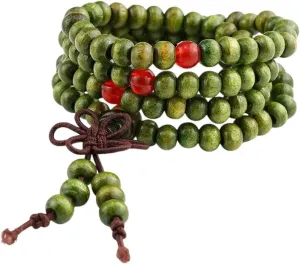 New 2026 Unisex Stainles Stell 6Mm Natural Sandalwood Bracelets&Bangles For Women Buddhist Buddha Wood Prayer Bead Mala Unisex Men Jewelry Fashion Trendy Accessories Creative Gift For Women And Men