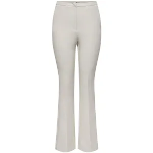 Only Womens Astrid Flared Pant Pumice Stone